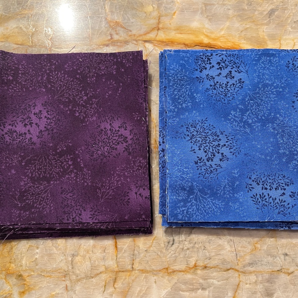 62 Precut 5" Quilt Squares Assorted Fabric Charm Pack